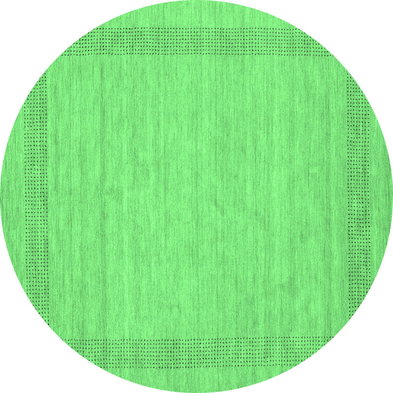 Antaneice Washable Abstract Indoor Rug, Round 6'