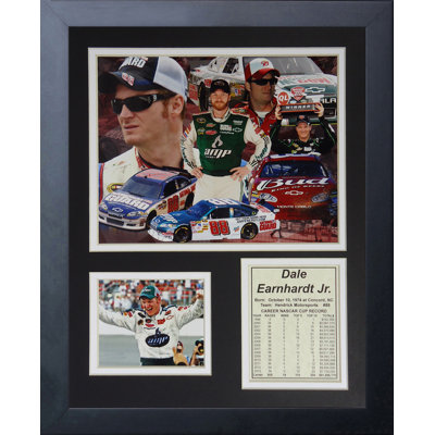 Souvenirs encadrée dale earnhardt jr.