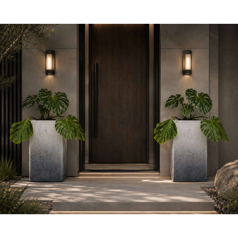 Catemateco  31" Concrete Planter ( SET OF 2)