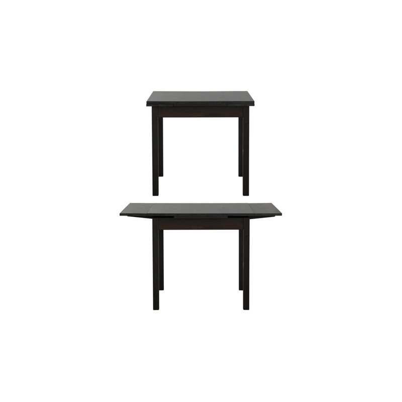 Picar Solid Wood Dining Table, Dark Brown