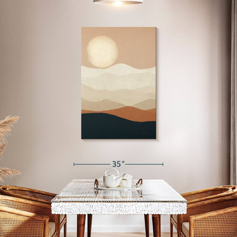 Avery Mojave Mountains And Moon, 45" H x 30" W