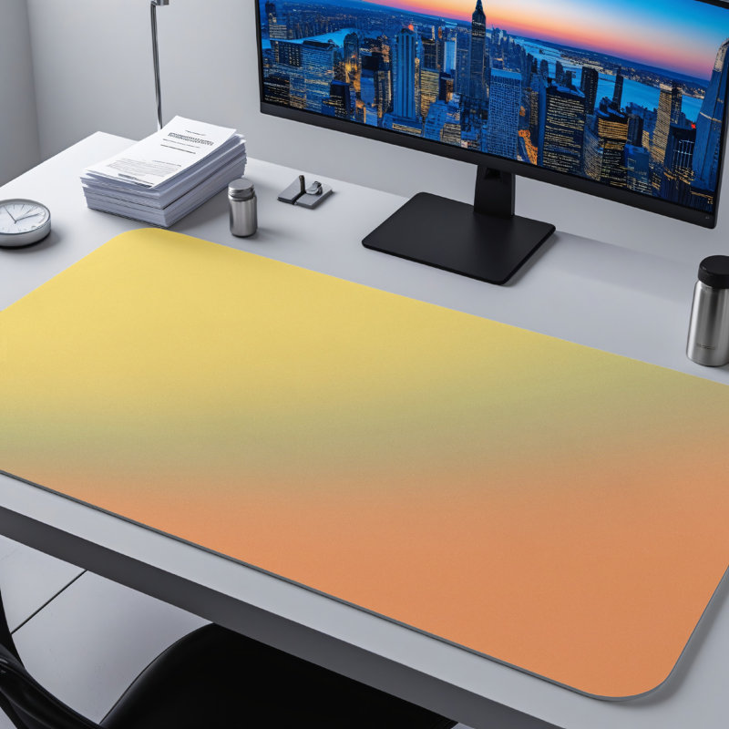 Polyester Desk Pad, 31.5x15.5