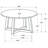 Round Marble-Like Smarttop Coffee Table