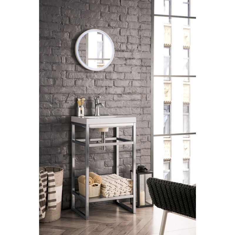 Boston 20'' W Single Vanity, Brushed Nickel