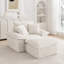 Fauteuil surdimensionné et demi avec repose-pieds, siège profond et assemblage sans outil-42071419