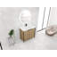 Meuble-lavabo sur pied 36 po avec lavabo en résine et 2 portes d'armoire à fermeture en douceur (emballage KD)-126528760