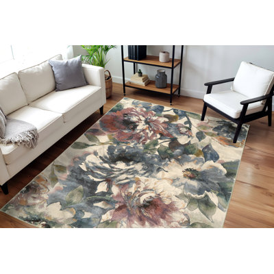 Tapis floral Trosper