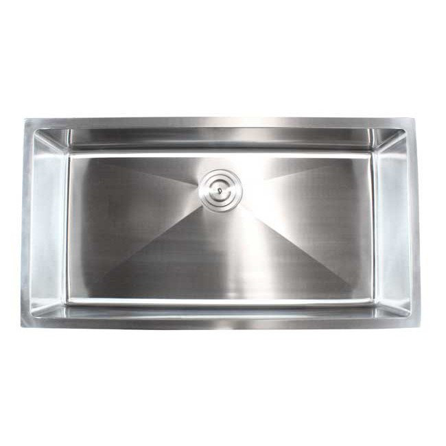 CozyBlock 36'' L Single Bowl Stainless Steel Kitchen Sink