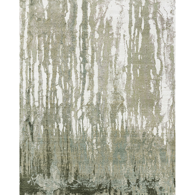 Tapis rectangulaire noué à la main, Rectangle 12 pi x 15 pi