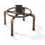 Bchester Swivel Adjustable Height Counter Stool with Metal Frame