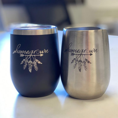 12oz. Stainless Steel Wine Glass