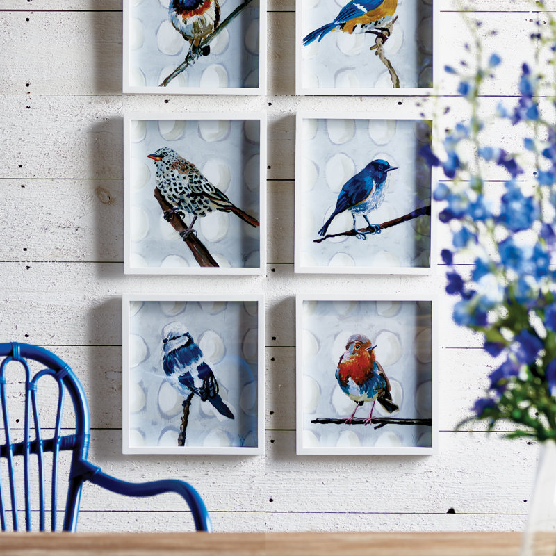 T-Bird Framed Prints, Set of 8