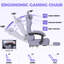 GTPLAYER GAMING CHAIR Adjustable Reclining Ergonomic Swiveling PC & Racing Game Chair-122081742