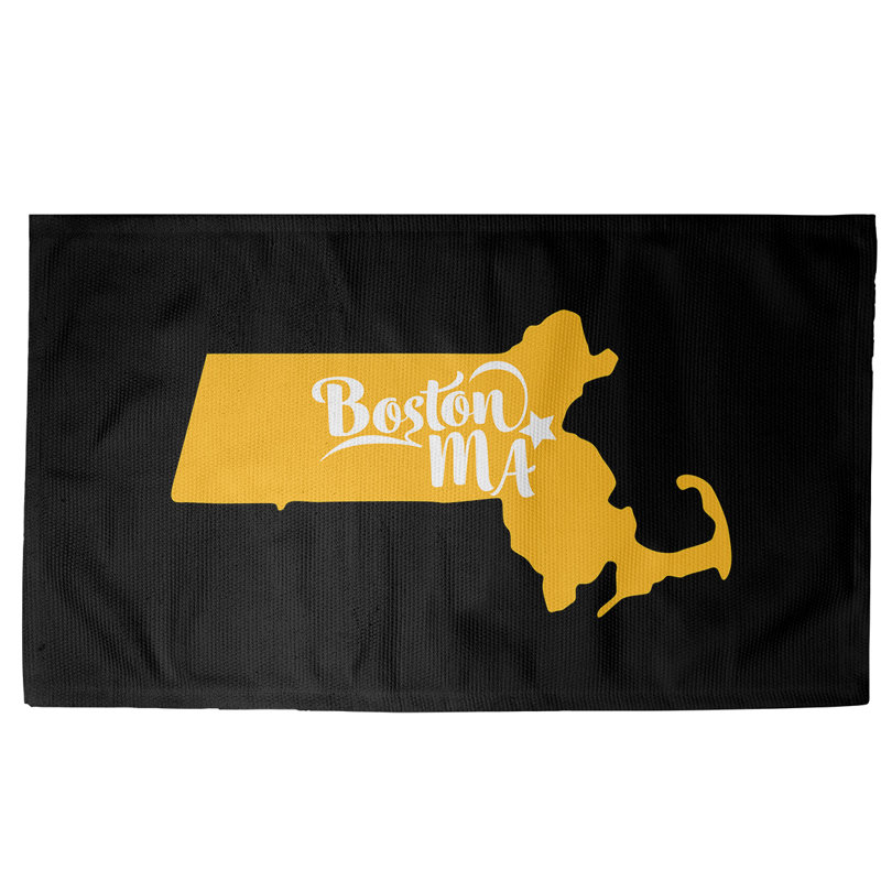 Tapis de boston sports area black, Rectangle 2 pi x 3 pi, Oui