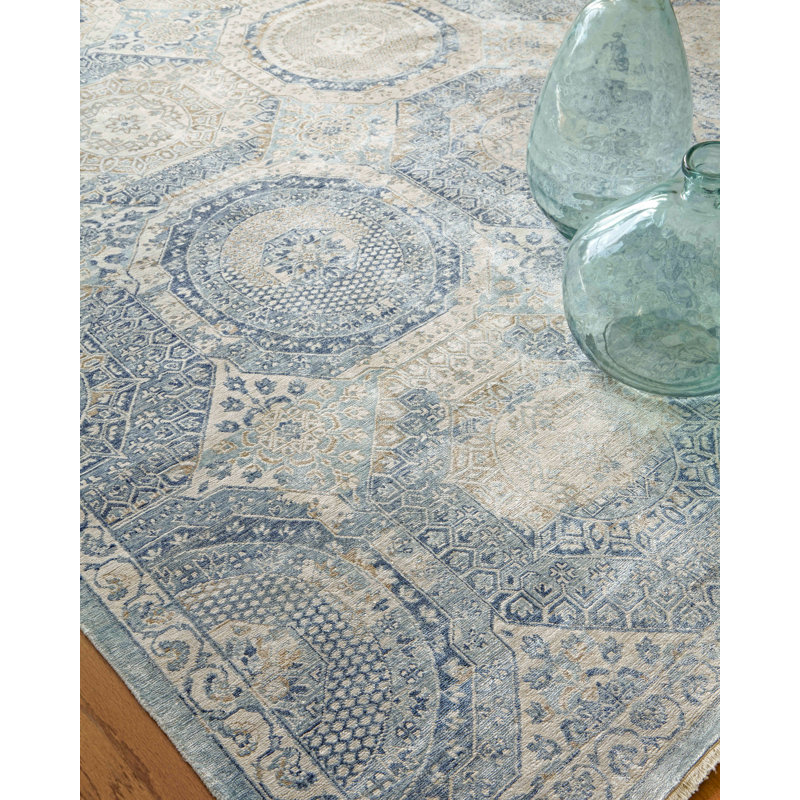 Fine Mamluk Hand Woven Geometric Area Rug, Rectangle 8' x 10'