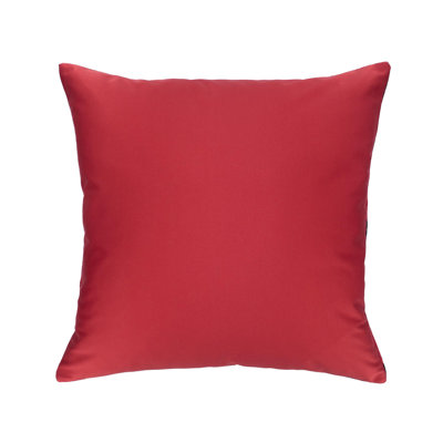 Oreiller en velours de soie Mood Merlot Ikat, 20 po x 20 po