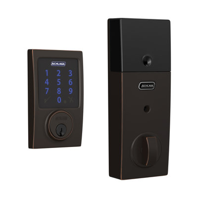 Schlage Connect Z-Wave Plus Smart Deadbolt with Century Trim