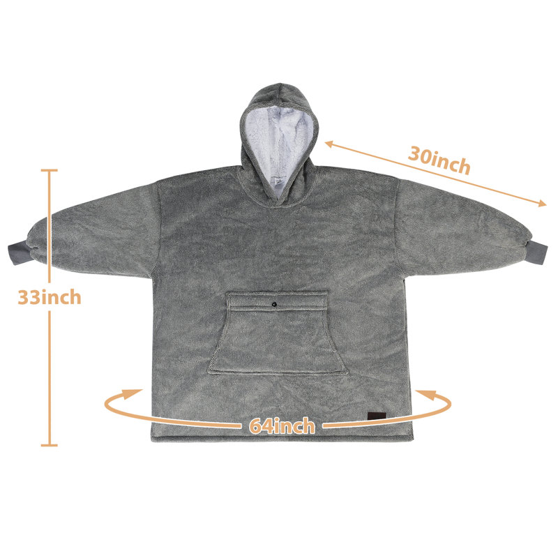 Sweat à capuche pour enfants Catalonia, Bois de frêne gris