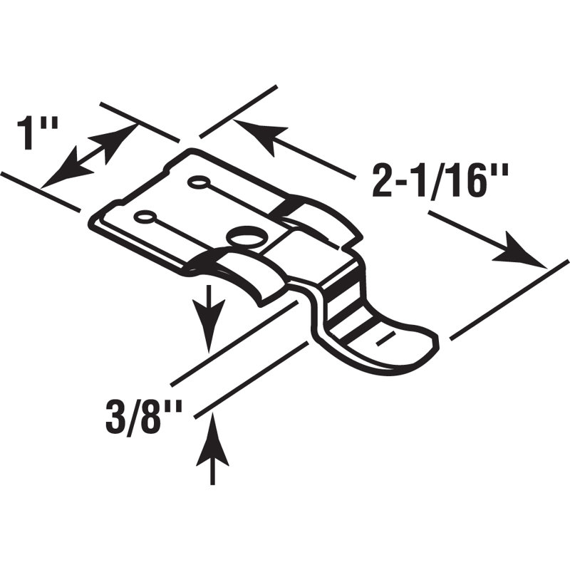 Bouton-pression pour fenêtre en acier Prime-Line