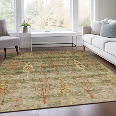 Tapis intérieur / extérieur Xhevrie lavable à la machine
