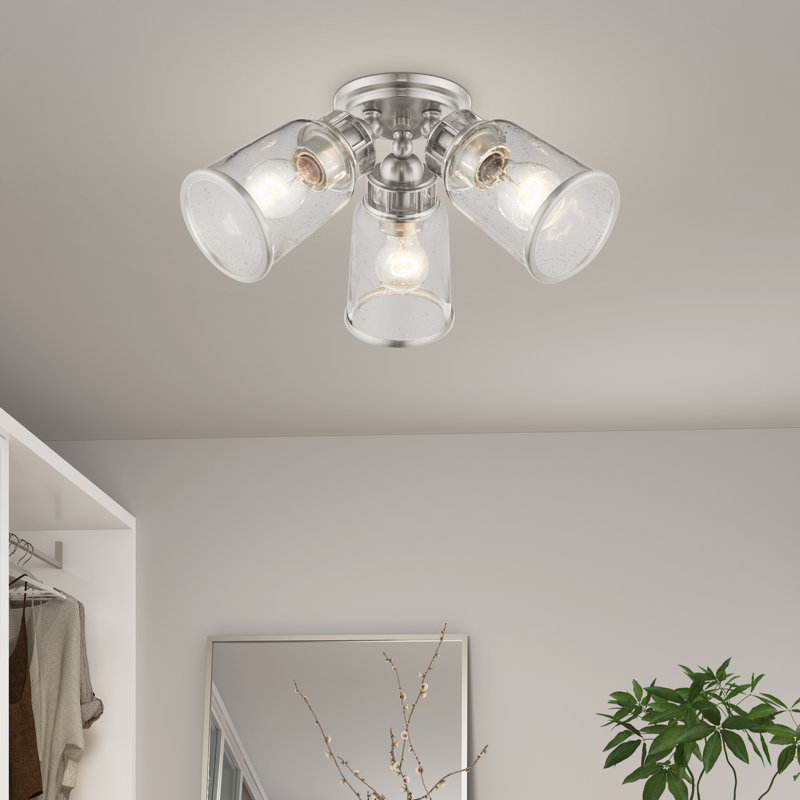 Projecteur directionnel à 3 lumières 16,375 po Almee, Nickel brossé