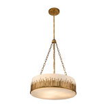 Sawgrass 3 - Light Unique Drum Chandelier