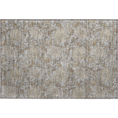 Premium Machine Washable Prisco Gray Rug