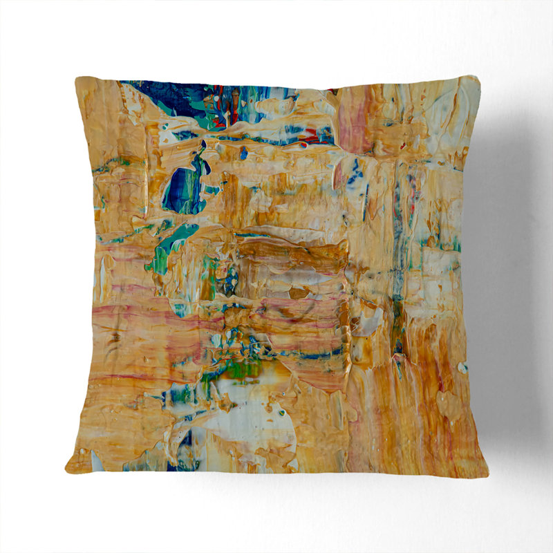 Abstract Square Cushion, Black, 55 x 55 cm