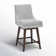 Zahara 26" Upholstered Swivel Counter Stool