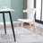 Nara Modern Stackable Dining Chair Set, No Assembly, Plastic Chair, Patio Chair, Suitable for Indoor and Outdoor Cafes and Restaurants (Set of 4)-674583283