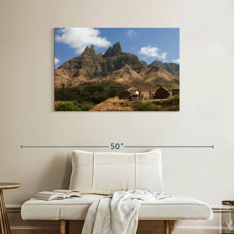 Alvord Santiago Cape Verde Mountainscape, 26" H x 39" W