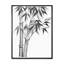 Bambou monochrome rétro - peinture sur toile-59778613-59709776