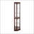 Elegant Lighted Corner Curio Cabinet With Adjustable Shelves And Anti-Toppling Device For Safe Display Of Collectibles-407501958