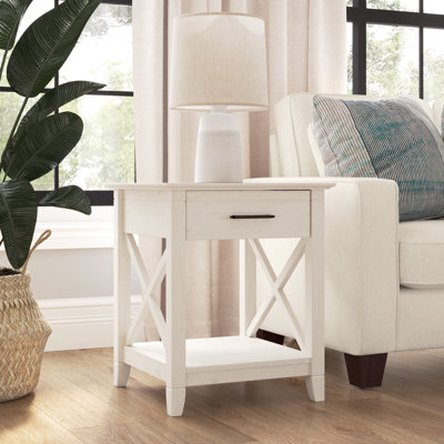 Huckins End Table with Storage