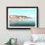 Shoreline of Sitges in Spain in Abstract - Picture Frame Graphic Art Print-55764578-55764577