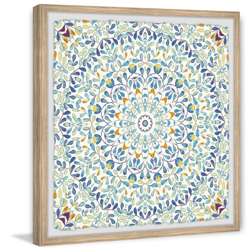 Fleur de vie par Marmont Hill - reproduction de cadre photo, H 12 po x l 12 po x P 1,5 po