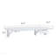Table pliante murale - pliable, petit espace - blanc