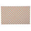 Tapis de toilette rectangulaire antidérapant à carreaux