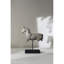 14X4.5X17" Antique Horse Statue On Stand