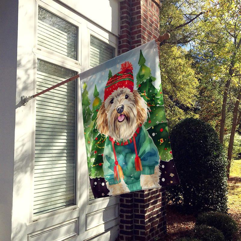 Double Sided Polyester Christmas, 40" H x 28" W