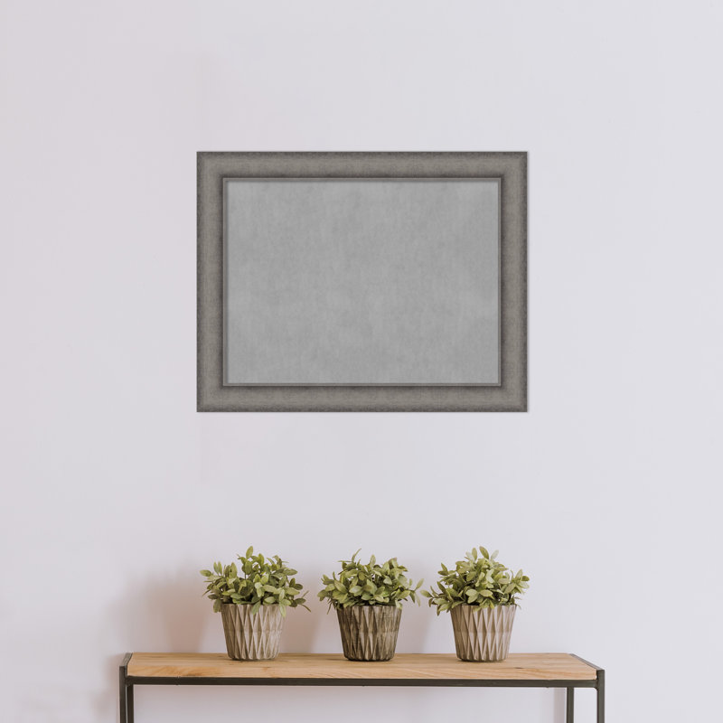 Tableau magnétique encadré en béton bruni Keeton, H 22 po x l 28 po