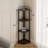 4-Tier 43.5" Corner Bookshelf, Open Shelves for Display and Storage-393970493