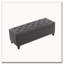 Banc de rangement en lin capitonné-1450110492