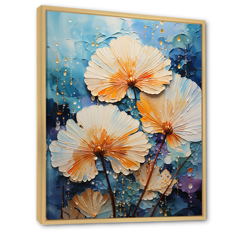 Seacreature Reflections II sur impression sur toile, H 32 po x l 16 po x P 1 po, Cadre naturel flottant