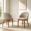 Ensemble de table de salle à manger contemporaine 5 pièces, table de jeu convertible ronde 48 po avec plateau en vinyle et 4 chaises rembourrées en tissu-128975914