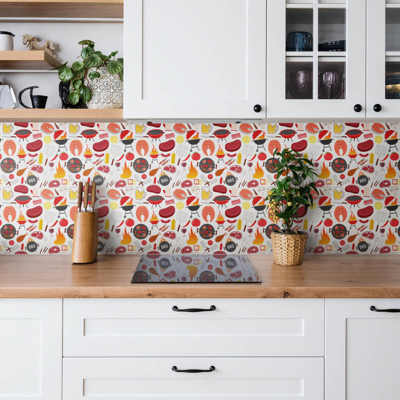 Swasey 50cm x 100cm PVC Singular Tile in Red