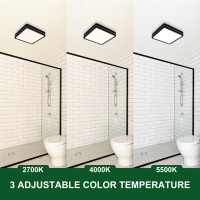80 CFM Bathroom Fan with LED Light