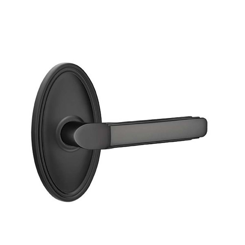Faux levier de porte double avec rosette Milano, Dos plat, Droite
