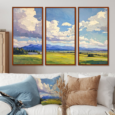 Big Sky Horizon Meadows II - Montana Wall Art Set