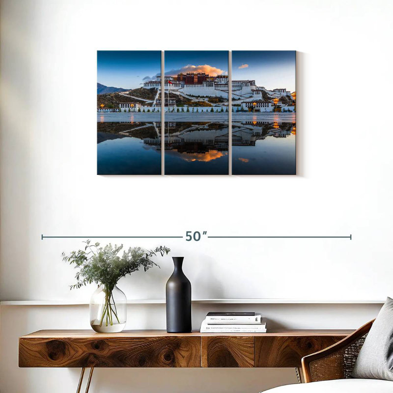Hannes Potala Palace In Tibet, 20" H x 33" W